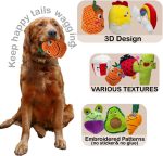 18-Pack Cute Stuffed Plush Squeaky Dog Toy Bulk Set for Small & Medium Pets - Image 2