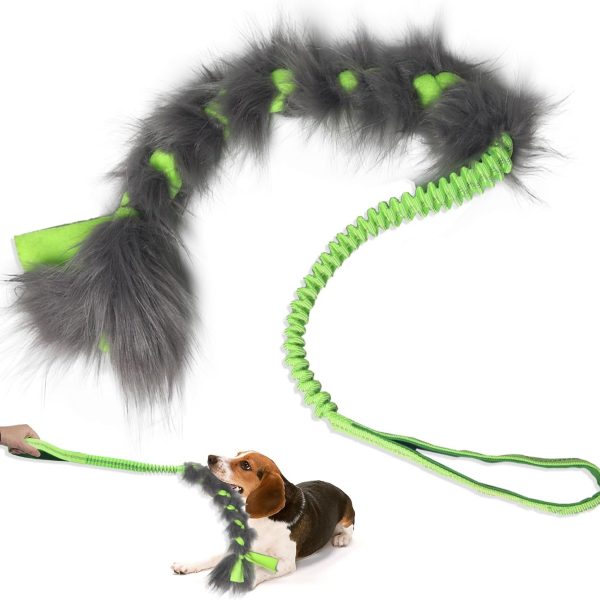 Christmas Green Rope Tug Toy for Aggressive Chewers, Handmade, Ideal Gift for Large Dogs & Puppies