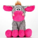 Tough Crinkle & Squeaky Stuffed Animal Plush Toy for Large Dogs, Interactive Fun for All Sizes